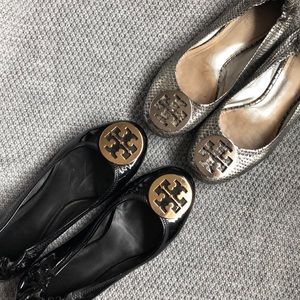 Tory Burch Reva Ballet Flats Patent Leather